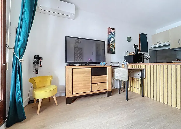 아파트 La Pineda Appt Rdj Cosy A 200m Du Village Natu 아그